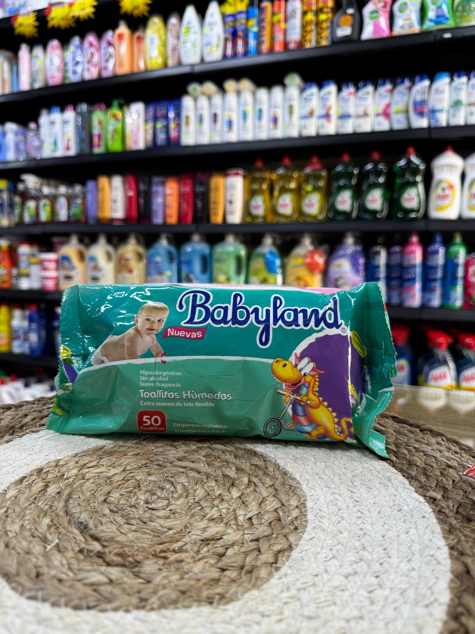 محارم مبلول BABY LAND 50PCS