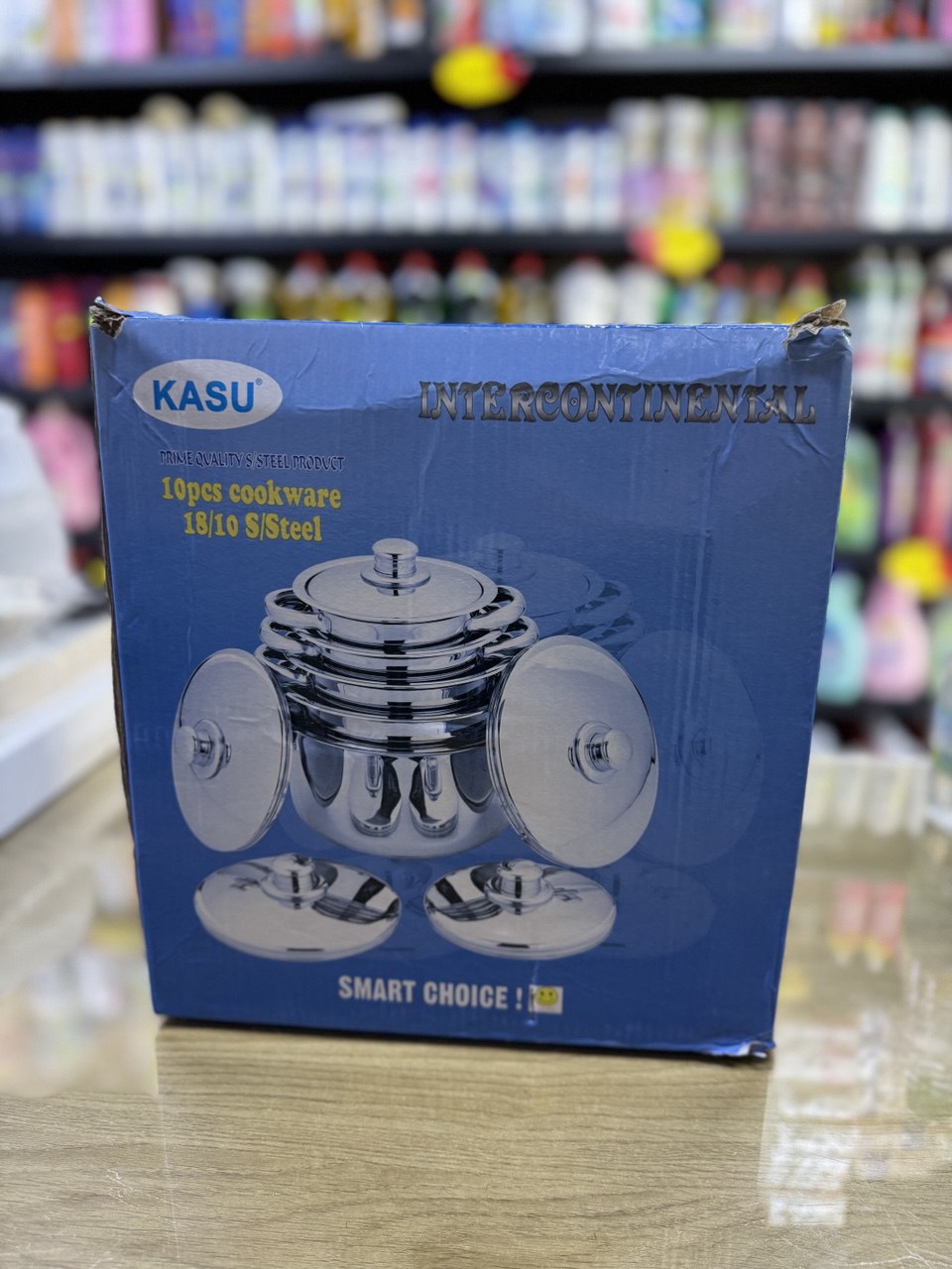 طقم طناجر 10 قطع ستنليس KASU