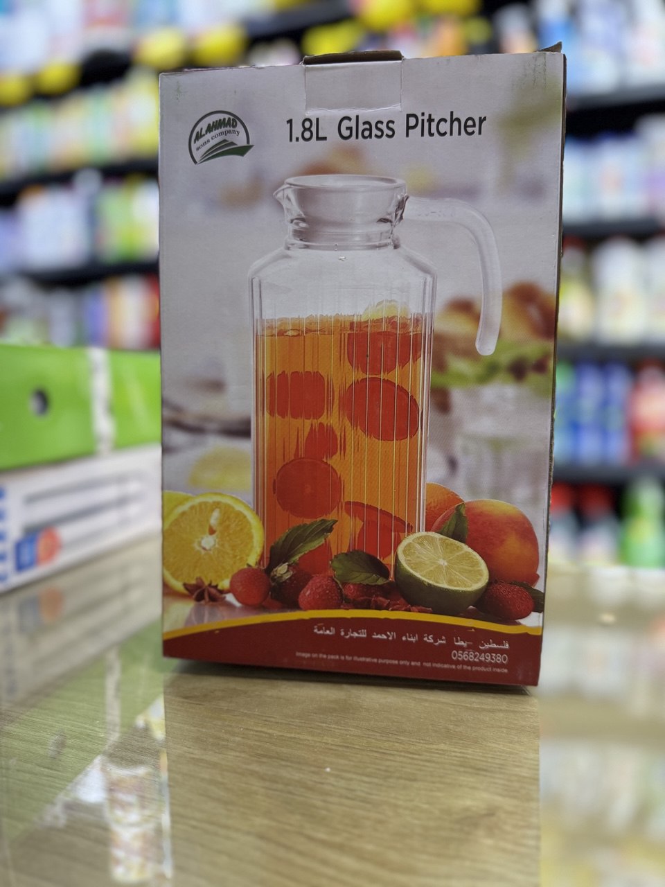 شاف زجاج 1.8 لتر