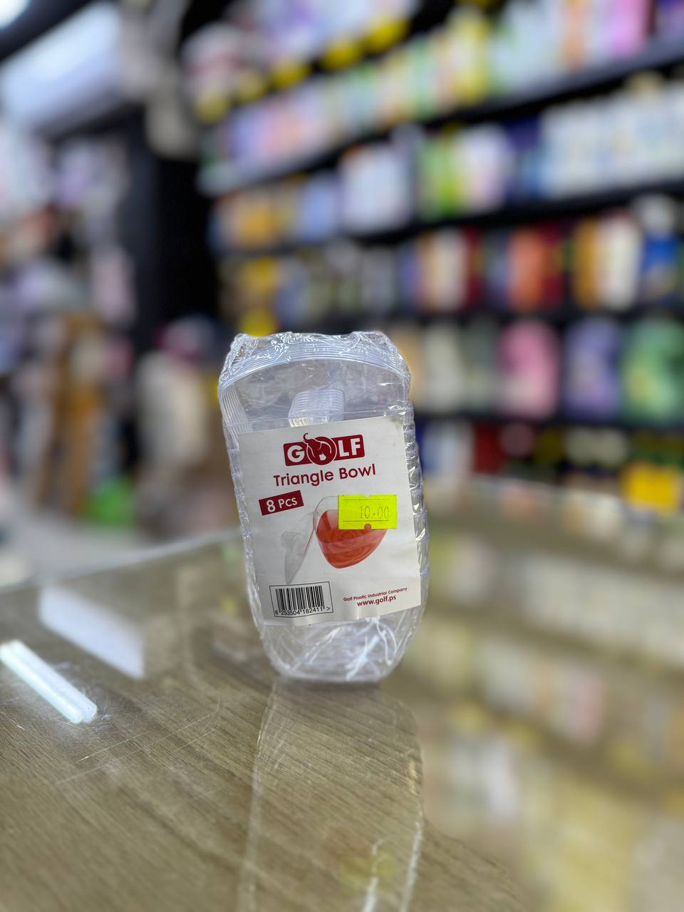 علب كريستال 1/8 راس قلب