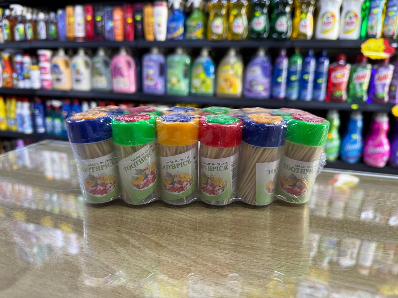 نكاشات اسنان علبة بلاستيك