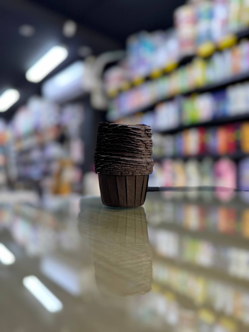 ورق بوب كيك بني 