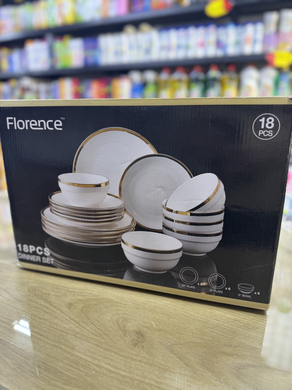 طقم صحون 18 قطعة FLORENCE