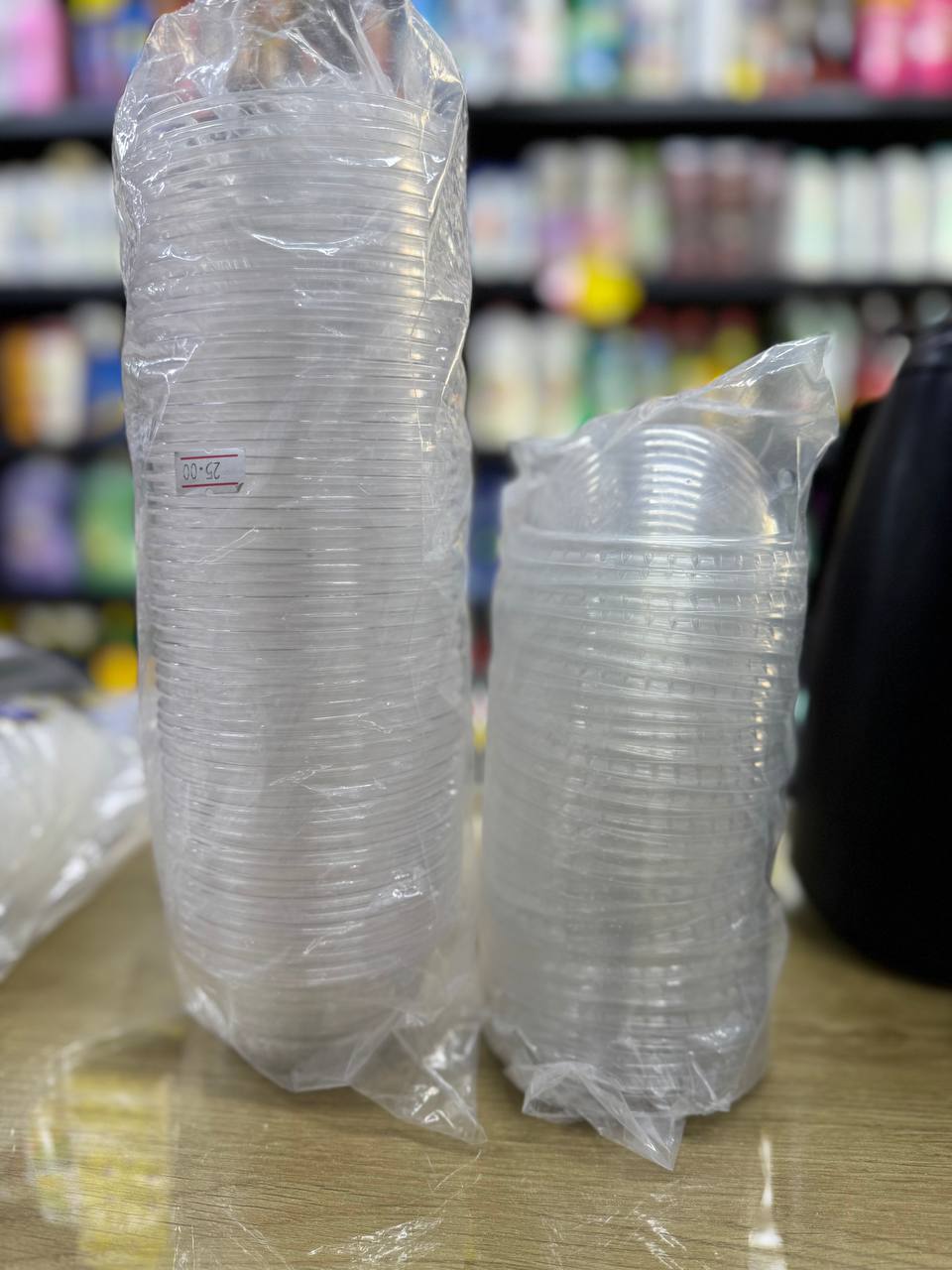 علب حلو بلاستيك 