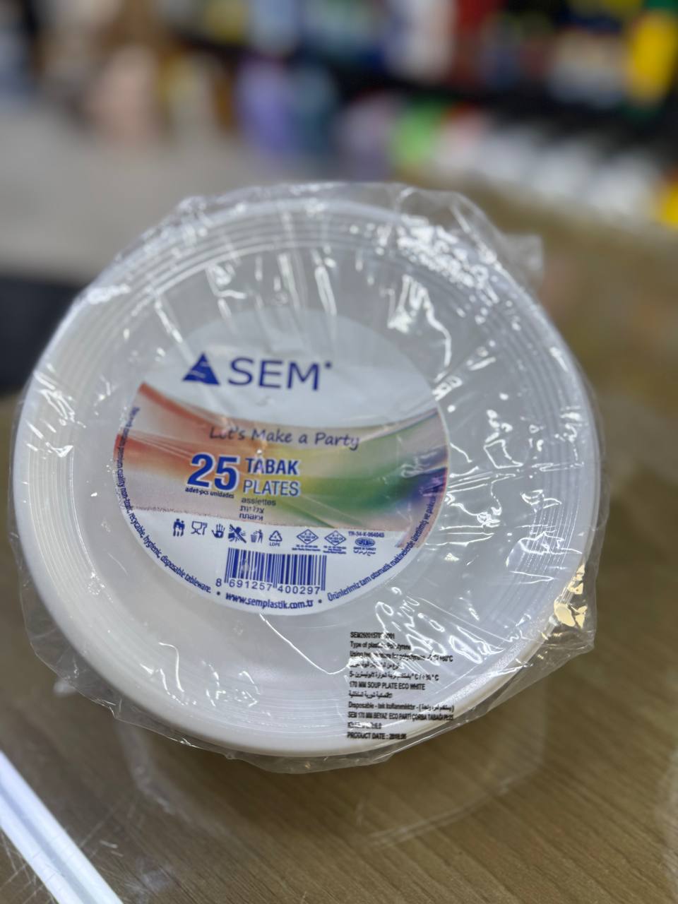 صحون بلاستيك 1/25 ASEM